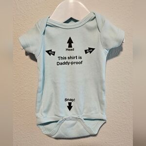 5/$15 Sara Kety Onesie, Size 0-6M